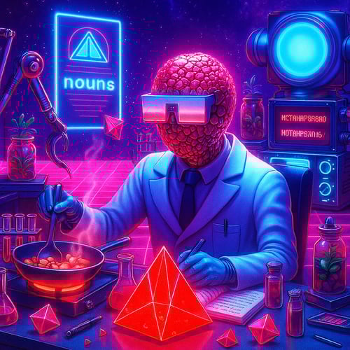 The Alchemist of Nouns: Synthesizing Meaning in a Neon Lab