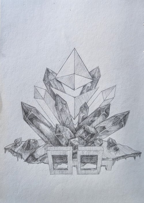 METH crystallized. Nounified. Drawn by hand ⌐◨-◨✍️