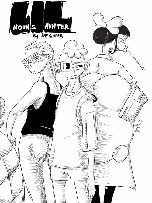 LiL nouns Hunter comic
