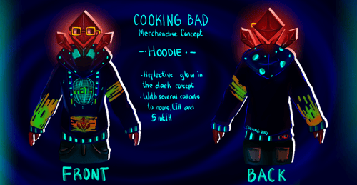 Cooking Bad Hoodie Merchendise Design