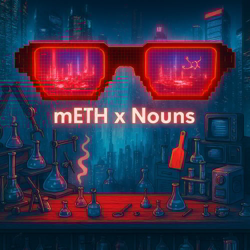 Neon Alchemy: mETH x Nouns Experiment
