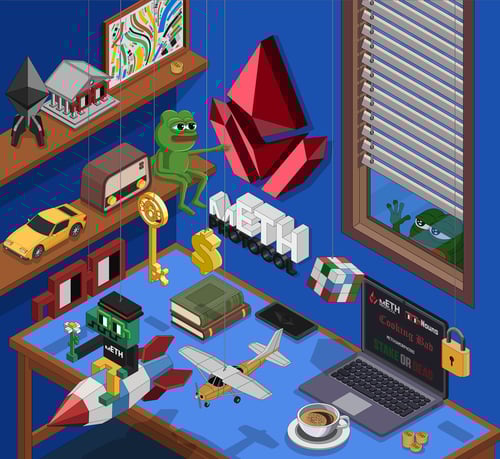 Newbie Cryptobro Desk Setup